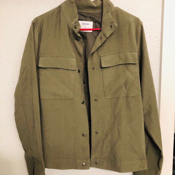 OLD NAVY Army green Blazer jacket! -Medium Tall- - Picture 2 of 10